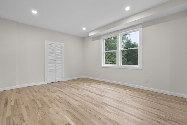 123 Lower Rd, North Canaan, CT 06024 - unfurnished room with light wood-style floors and recessed lighting