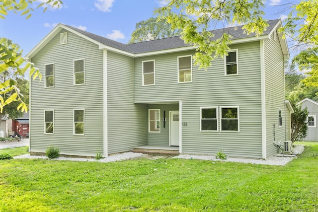 123 Lower Rd, North Canaan, CT 06024 - back of house featuring a yard