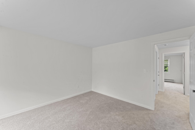 107 Greens Loop, Cheshire, CT 06410 - unfurnished room with light colored carpet and a baseboard radiator