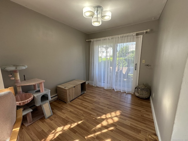 184 Kennedy Dr Unit 184, Bridgeport, CT 06606 - dining space with wood finished floors and baseboards