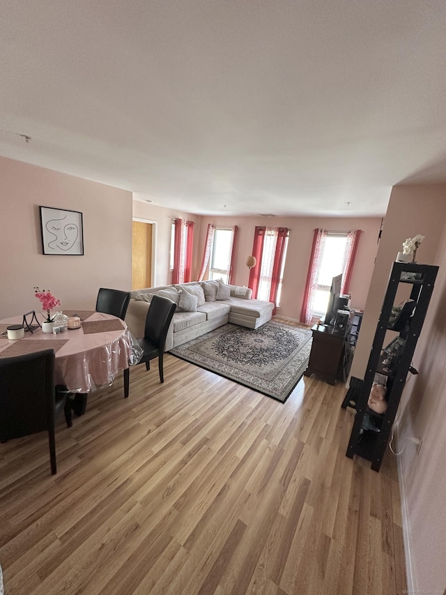 664 Main Ave Apt 302, Norwalk, CT 06851 - living area featuring light wood finished floors