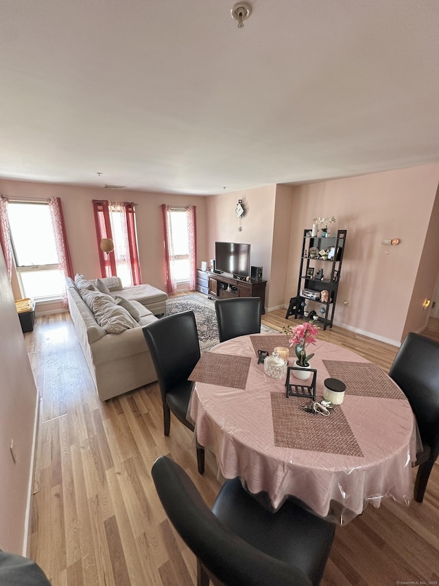 664 Main Ave Apt 302, Norwalk, CT 06851 - dining area with light wood finished floors