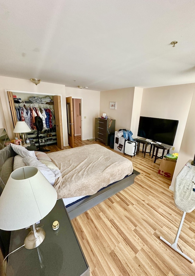 664 Main Ave Apt 302, Norwalk, CT 06851 - bedroom with wood finished floors