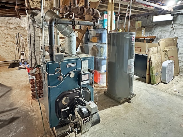 276 Boston Post Rd, East Lyme, CT 06333 - utilities featuring water heater and a heating unit