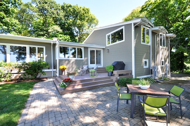 29 Montevideo Rd, Avon, CT 06001 - rear view of property with outdoor dining space, a patio area, and a deck