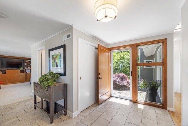 29 Montevideo Rd, Avon, CT 06001 - entryway with crown molding and baseboards