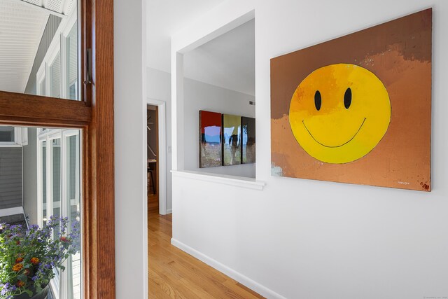 29 Montevideo Rd, Avon, CT 06001 - hall featuring wood finished floors and baseboards