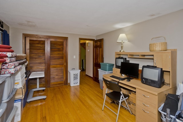 42 Sycamore Ter, Windham, CT 06280 - office area with light wood-style floors