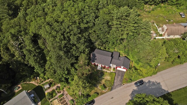 42 Sycamore Ter, Windham, CT 06280 - aerial view of property's location with a forest