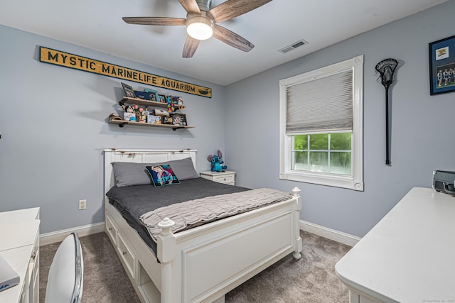 59 Woodbine Rd, Colchester, CT 06415 - bedroom with light colored carpet, baseboards, and ceiling fan