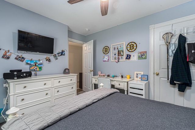 59 Woodbine Rd, Colchester, CT 06415 - bedroom with ceiling fan