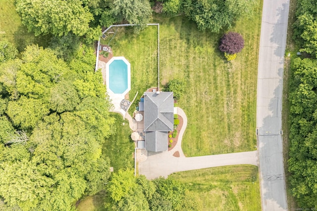 59 Woodbine Rd, Colchester, CT 06415 - aerial view of a pool
