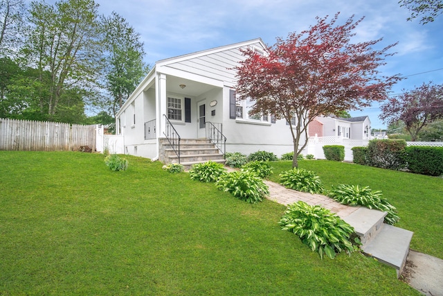43 Breyer Ave, Bridgeport, CT 06606 - view of front of property with stucco siding