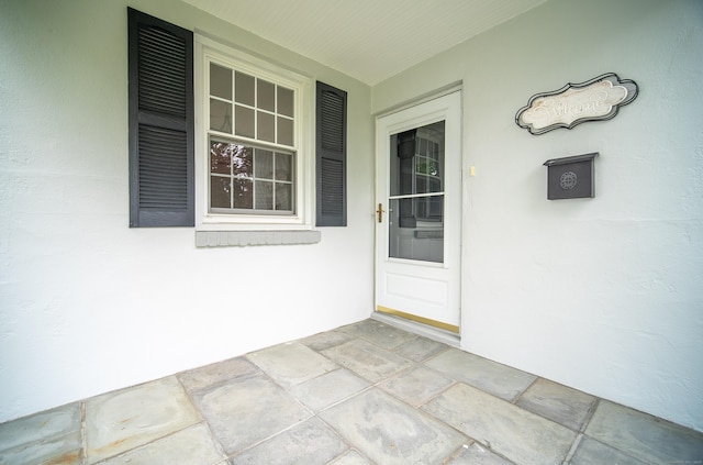 43 Breyer Ave, Bridgeport, CT 06606 - entrance to property with stucco siding and a porch
