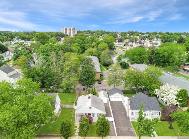 43 Breyer Ave, Bridgeport, CT 06606 - aerial view of residential area featuring a tree filled landscape
