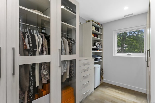 326 Georgetown Rd, Weston, CT 06883 - spacious closet with light wood-style floors