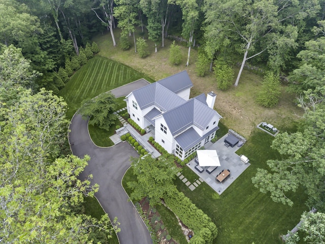 326 Georgetown Rd, Weston, CT 06883 - view from above of property