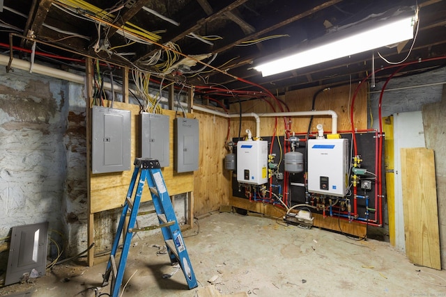 209 Pequot Ave, New London, CT 06320 - utilities featuring electric panel and tankless water heater