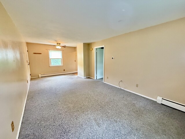 14 Arrowhead Way Apt C6, Woodbury, CT 06798 - carpeted spare room with baseboard heating and baseboards