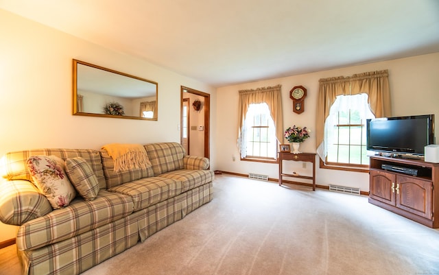 258 New Cheshire Rd, Wallingford, CT 06492 - living area featuring carpet flooring and baseboards