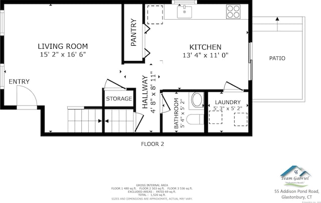 55 Addison Pond Rd Unit 55, Glastonbury, CT 06033 - property floor plan