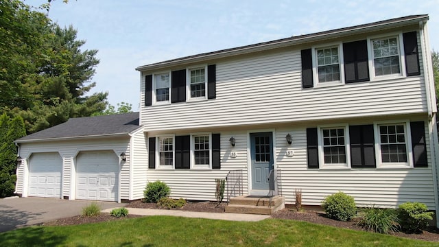 55 Addison Pond Rd Unit 55, Glastonbury, CT 06033 - colonial-style house with an attached garage and driveway