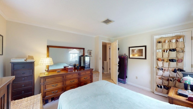 55 Addison Pond Rd Unit 55, Glastonbury, CT 06033 - bedroom with light carpet and crown molding