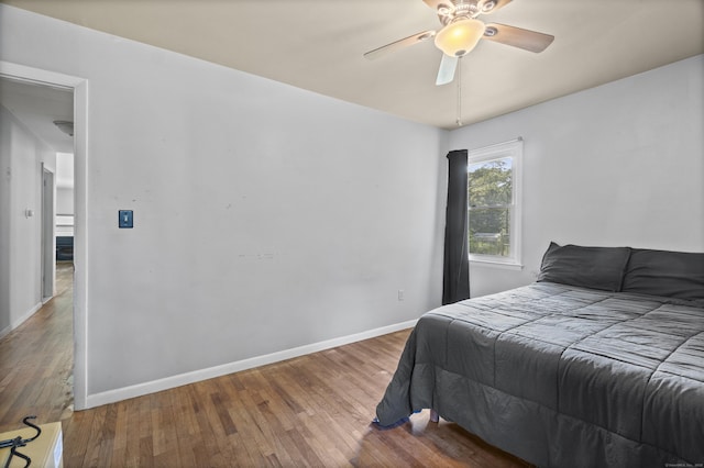 64 Obed Hts, Old Saybrook, CT 06475 - bedroom with wood finished floors, baseboards, and a ceiling fan