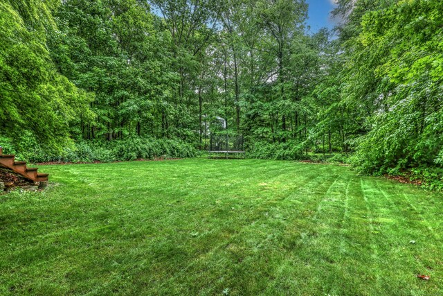225 Rocky Mountain Rd, Southbury, CT 06488 - view of grassy yard with a wooded view