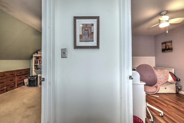 225 Rocky Mountain Rd, Southbury, CT 06488 - hallway featuring lofted ceiling