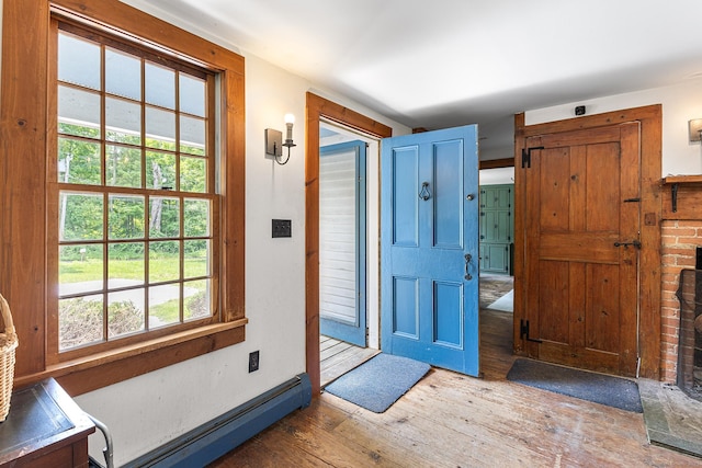 27 Tobey Hill Rd, North Canaan, CT 06018 - entryway with wood finished floors