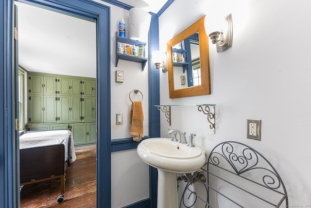 27 Tobey Hill Rd, North Canaan, CT 06018 - bathroom featuring wood finished floors