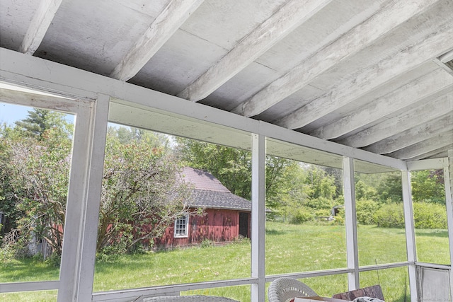 27 Tobey Hill Rd, North Canaan, CT 06018 - view of unfurnished sunroom