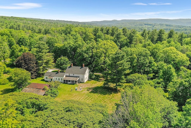 27 Tobey Hill Rd, North Canaan, CT 06018 - view of subject property with a heavily wooded area