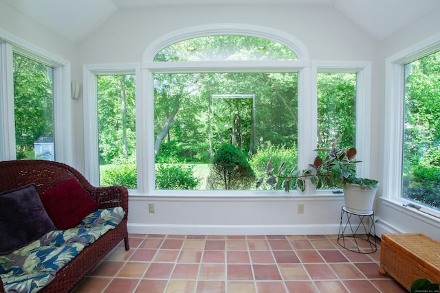 12 Northwoods Rd, Granby, CT 06060 - sunroom / solarium with vaulted ceiling and baseboards