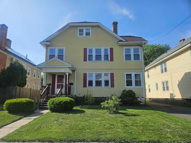 102 Mapleton St, Hartford, CT 06114 - view of front of home with a chimney
