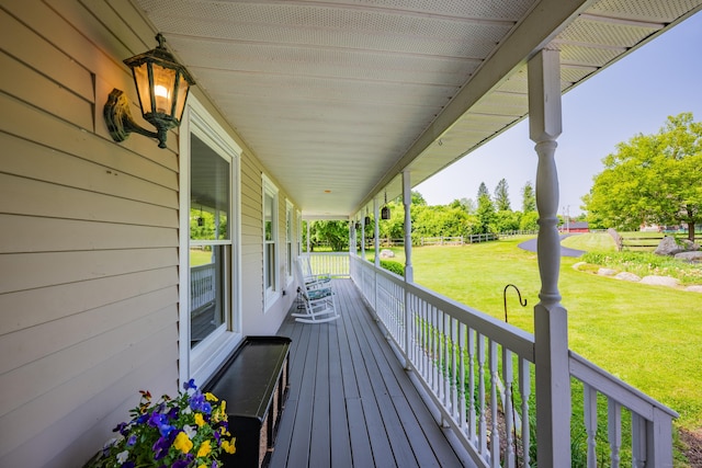 233 Church St, Hebron, CT 06231 - porch with a lawn