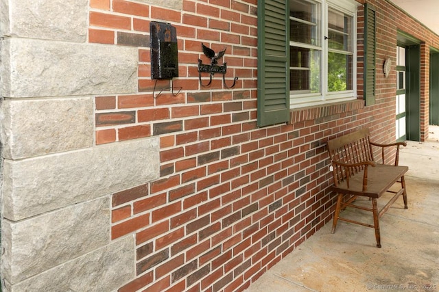 3 Glen Dr, Old Saybrook, CT 06475 - exterior view of brick siding