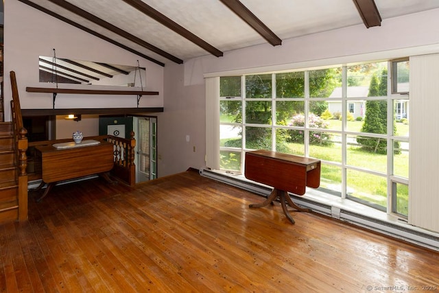 3 Glen Dr, Old Saybrook, CT 06475 - living room with hardwood / wood-style floors and a baseboard heating unit