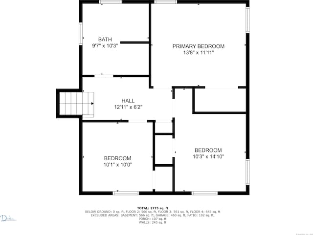 3 Glen Dr, Old Saybrook, CT 06475 - view of room layout