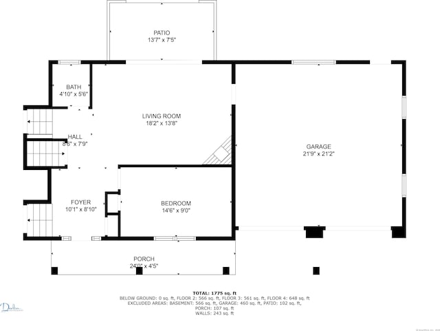 3 Glen Dr, Old Saybrook, CT 06475 - view of property floor plan