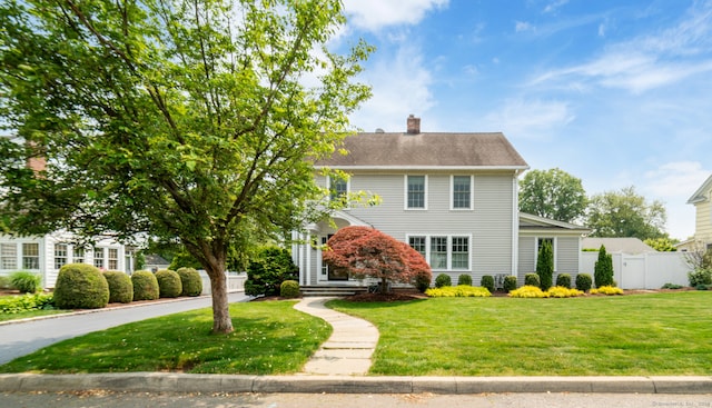 407 Meadowbrook Rd, Fairfield, CT 06824 - colonial inspired home featuring a chimney