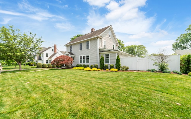 407 Meadowbrook Rd, Fairfield, CT 06824 - view of side of property with a chimney