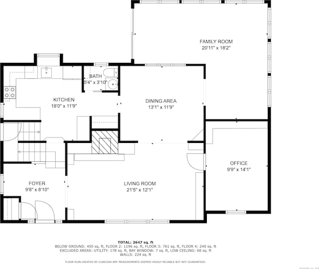 407 Meadowbrook Rd, Fairfield, CT 06824 - home floor plan