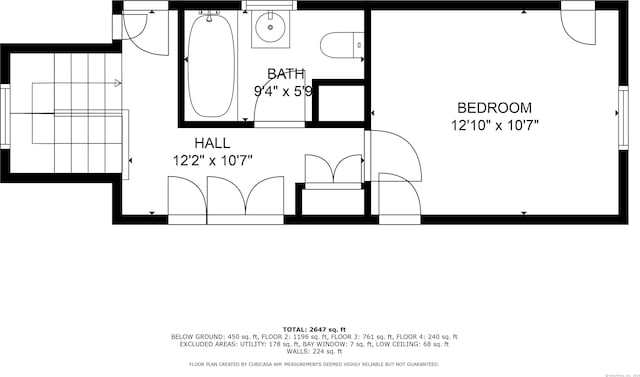407 Meadowbrook Rd, Fairfield, CT 06824 - property floor plan
