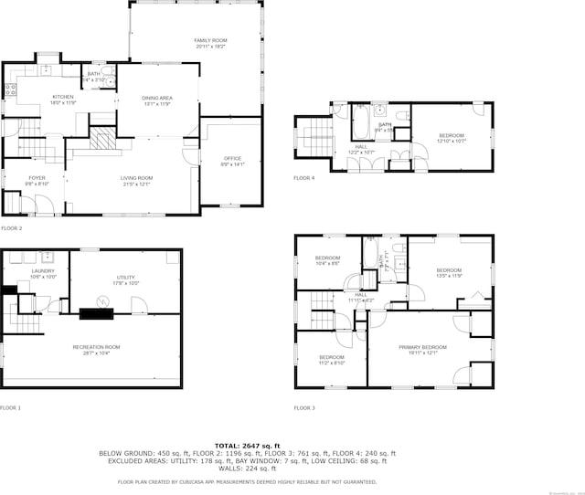 407 Meadowbrook Rd, Fairfield, CT 06824 - property floor plan