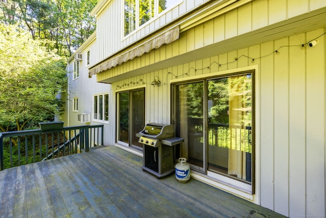 20 Roundhill Rd, Granby, CT 06035 - wooden terrace with grilling area