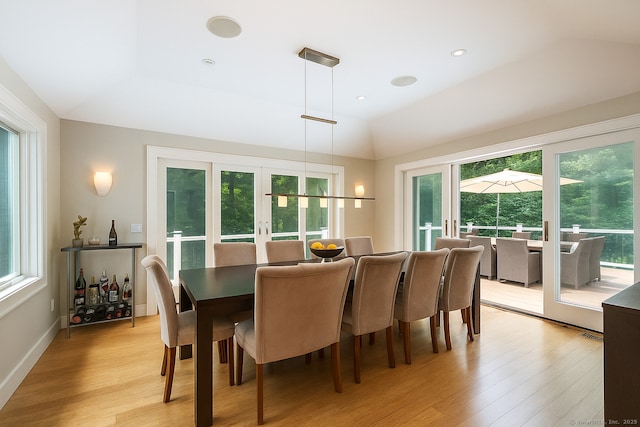 4 Berkeley Hl, Westport, CT 06880 - dining area featuring french doors and light wood finished floors