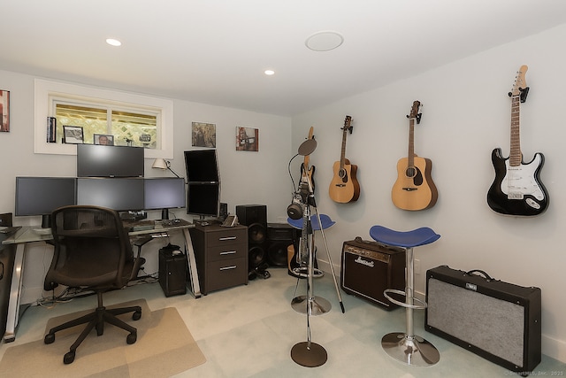 4 Berkeley Hl, Westport, CT 06880 - office area with recessed lighting and light colored carpet