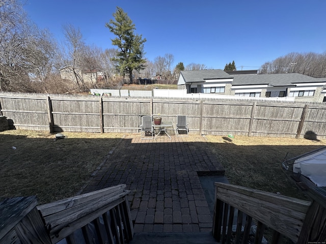 135 Bucks Hill Rd Apt 10, Waterbury, CT 06704 - fenced backyard with a patio area